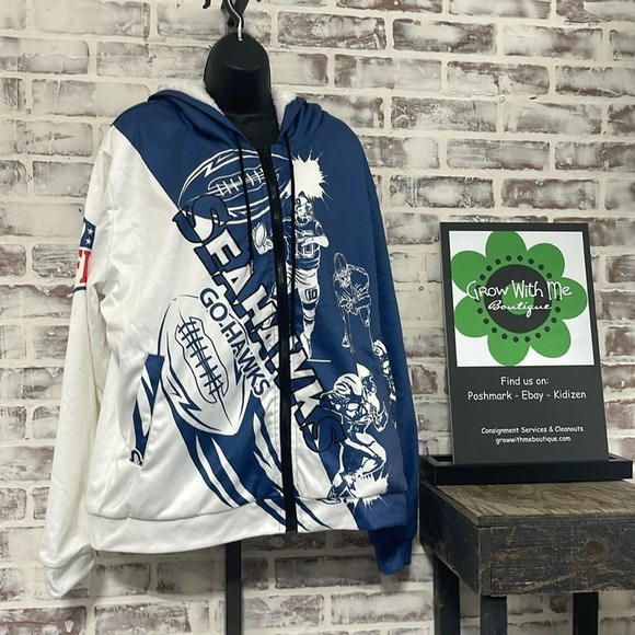 Seahawks NFL Zip up jacket - Picture 1 of 5